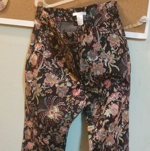 Dressy slacks cool print